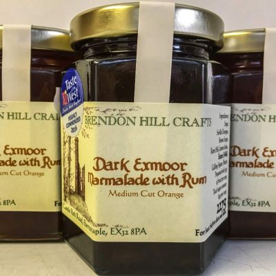Brendon Hill Crafts Dark Exmoor Marmalade with Rum
