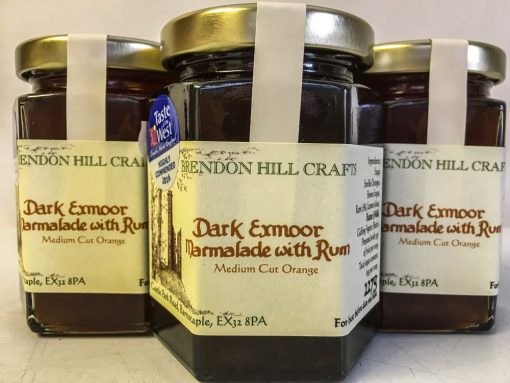 Brendon Hill Crafts Dark Exmoor Marmalade with Rum