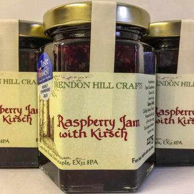 Brendon Hill Crafts Raspberry Jam with Kirsch