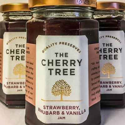 The Cherry Tree Strawberry Rhubarb & Vanilla Jam