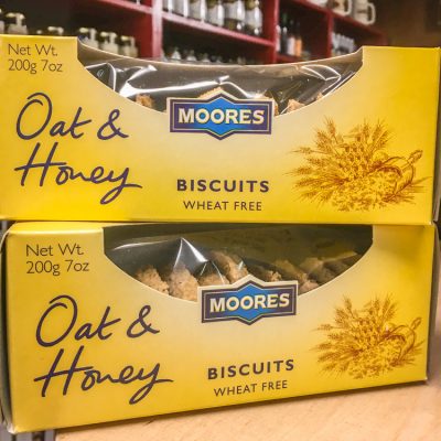 Moores Wheat Free Oat & Honey Biscuits