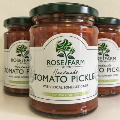 Rose Farm Tomato Pickle with Local Somerset Cider