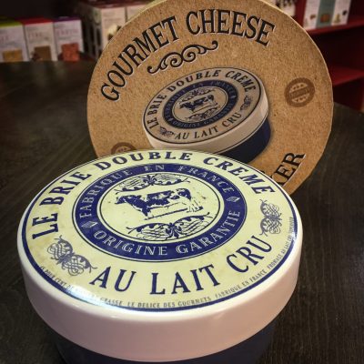 Gourmet Cheese Brie Baker Blue